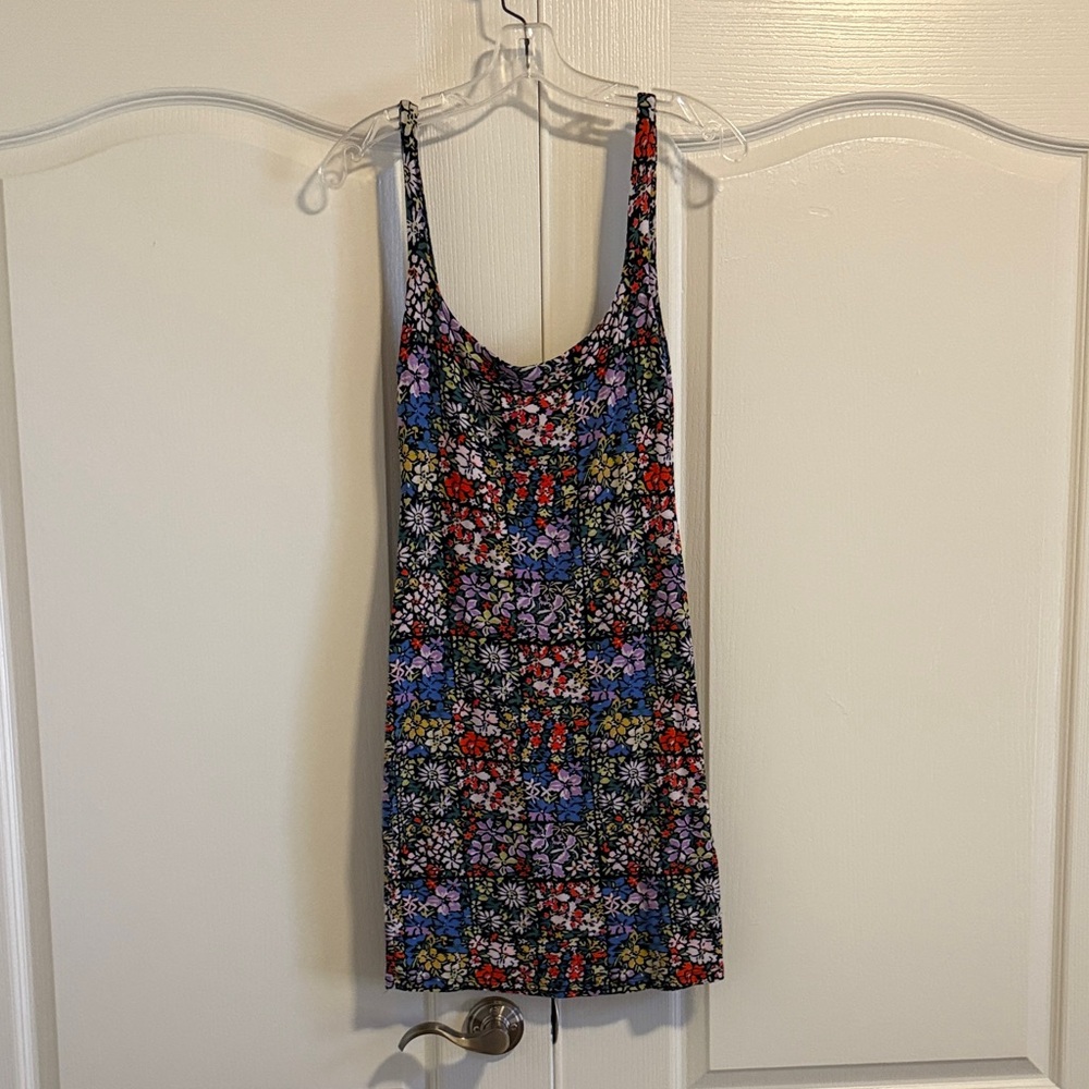 Urban Outfitters Floral Print Sleeveless Mini Dress